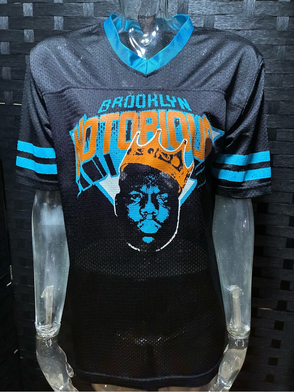 Notorious B.I.G. Biggie Smalls Brooklyn Mesh Football Jersey